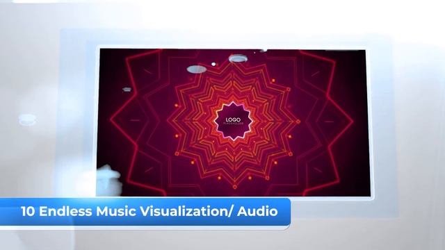 10 Endless Music Visualization/ Audio React Tunnel Dance Visualizer | After Effects Template смотреть онлайн
