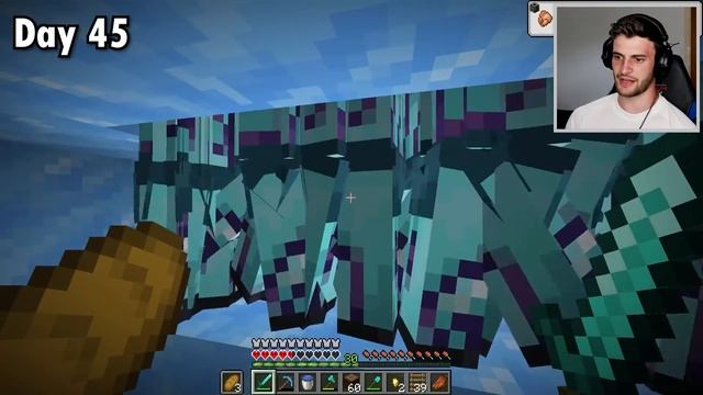 I Survived 100 Days Of Hardcore Minecraft, In An Ice Spikes Only World смотреть онлайн