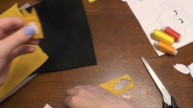 Сова из фетра своими руками/Owl of felt смотреть онлайн