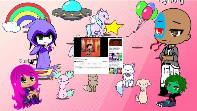 Teen titans go react to robin (No Ships) смотреть онлайн