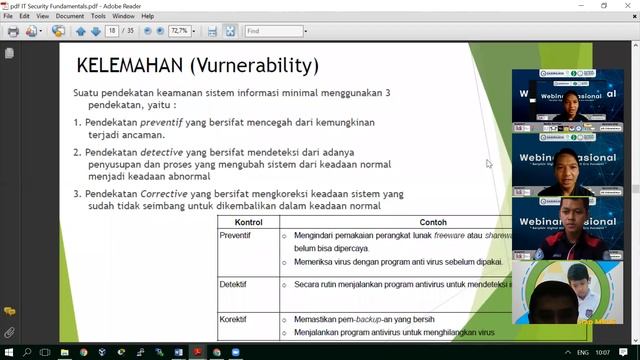 Webinar Nasional "Keamanan Jaringan & Forensik Digital" смотреть онлайн