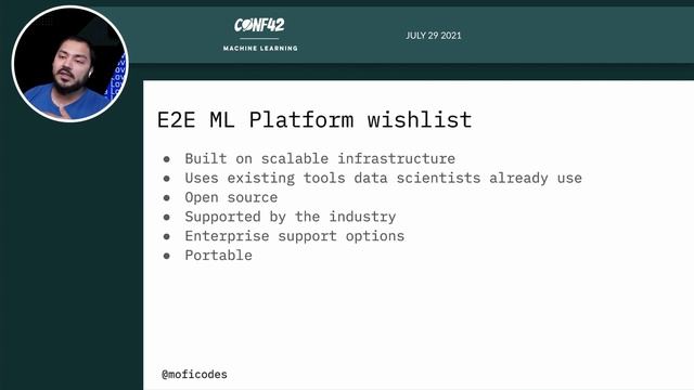 E2E ML Platform on Kubernetes with a few clicks | Mofizur Rahman | Conf42 Machine Learning 2021 смотреть онлайн