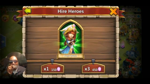 Castle Clash Rolling 60k gems for hero collector!! смотреть онлайн