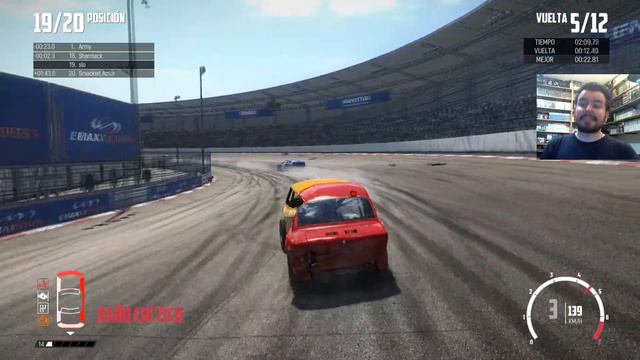 WRECKFEST (PC / PS4 / XBOX) #15 - Carreras Online Y Chusma Volando || GAMEPLAY En Español