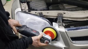 Chevrolet Captiva 2008г замена штатных линз на светодиодные Optima Adaptive