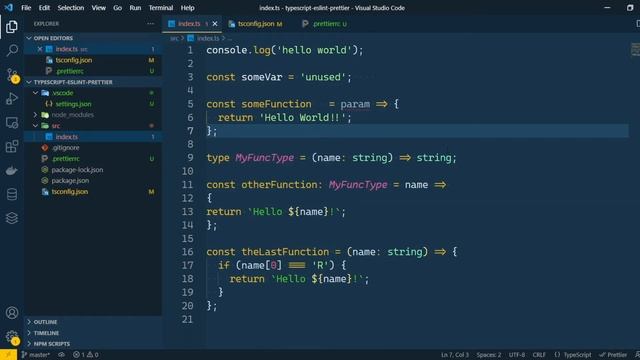 Setup Prettier and ESLint for a Node.js project смотреть онлайн