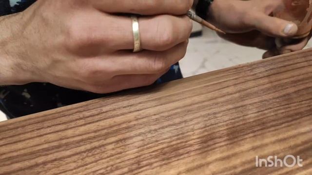 локальная реставрация столика , заделка вмятины, скола на столе смотреть онлайн