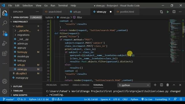 Part 34. Advance Search | Filter Data by users option | Python DJango Bangla (বাংলা) tutorial | смотреть онлайн