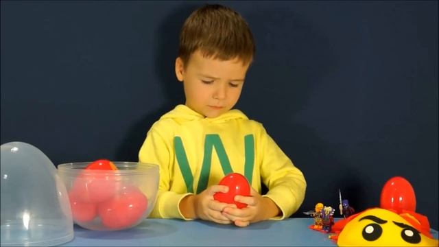 Giant Play Doh Surprise Egg Lego Ninjago. Огромное Яйцо Лего Ниндзяго на русском языке. Кока смотреть онлайн