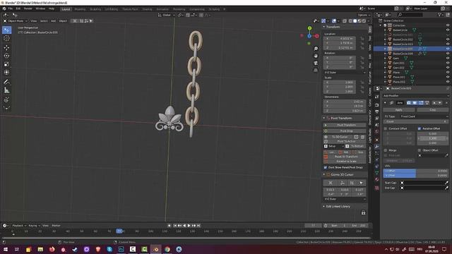 55.Blender Jewelry.Цепочки смотреть онлайн