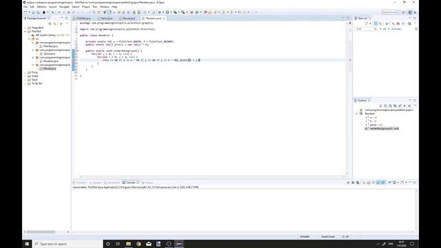 Pilot Test game in Java - part 2 смотреть онлайн