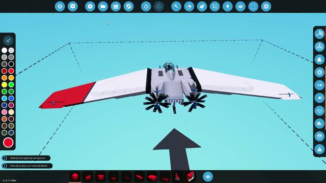 Engines Running & Landing Gear Working! - Flying Wing Build - Stormworks Search and Destroy! смотреть онлайн