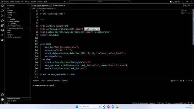Como criar um Operator no Apache Airflow смотреть онлайн