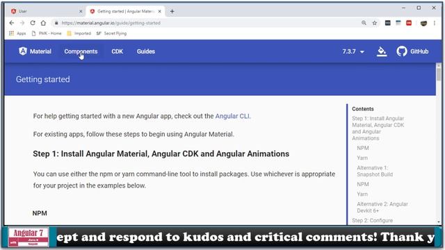 Angular 7 Tutorial Vol 1 Install Angular 7, Material Design Angular, Java, MongoDB смотреть онлайн