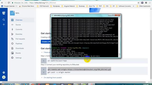Push code to a new repository in Bitbucket смотреть онлайн