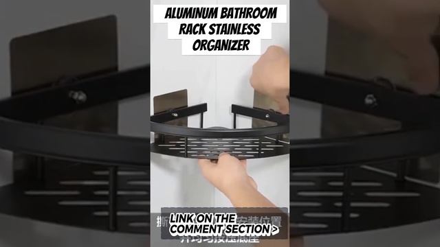 Aluminum Bathroom Rack Stainless Organizer смотреть онлайн