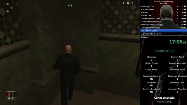 Hitman Blood Money - PRO/SA/SO/NG+ speedrun in 34:00 with commentary смотреть онлайн