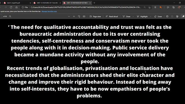 UNIT 10 PARTNERSHIP BETWEEN LOCAL GOVERNMENT AND NON STATE AGENCIES ACTORS MPA016 IGNOU смотреть онлайн
