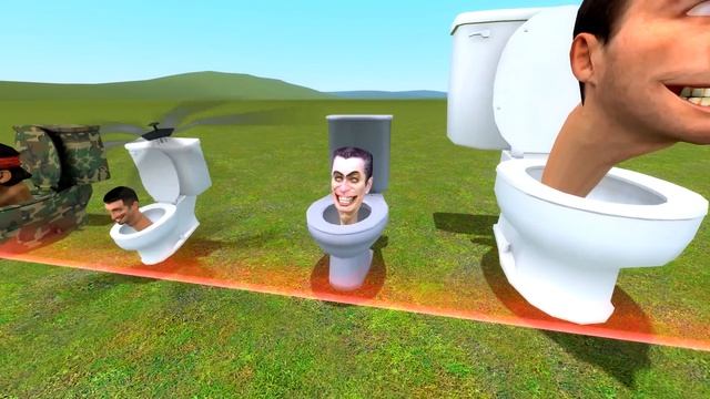 СРАВНЕНИЕ РАЗМЕРОВ ВСЕХ СКИБИДИ ТУАЛЕТОВ! SKIBIDI TOILET В Garry`s Mod! смотреть онлайн