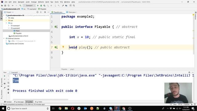 Java Fundamentals - Lesson 18 - Abstract classes and Interfaces смотреть онлайн