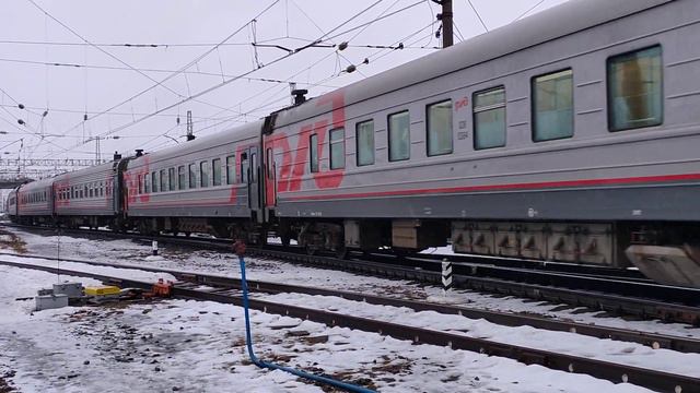 ЭП 1-102 с поездом №144. смотреть онлайн