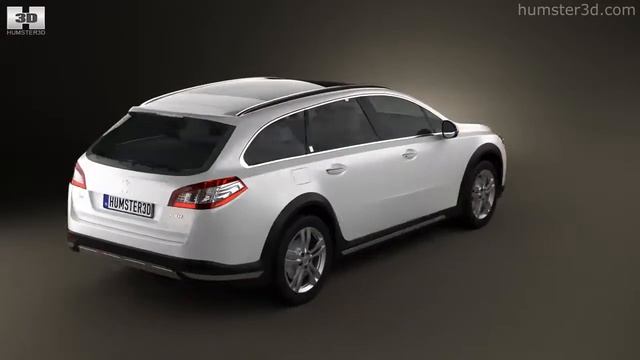 Peugeot 508 RXH 2013 by 3D model store Humster3D.com смотреть онлайн