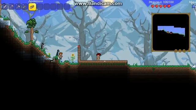 Terraria LP серия 1 (дом,слизни,знакомство) смотреть онлайн