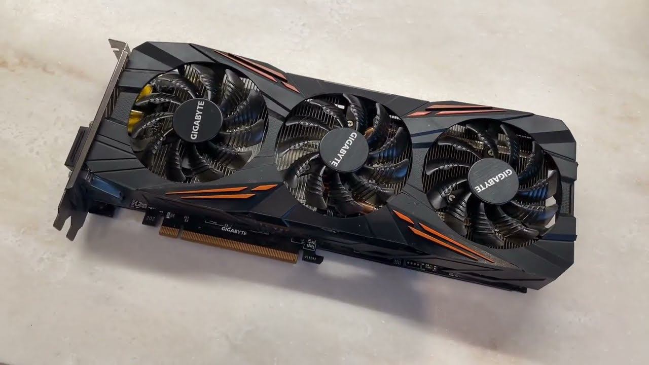 Карты GTX1060 и GTX1070 Gigabyte разбираем, чистим и заменяем вентиляторы.