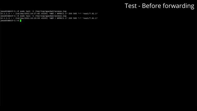Forward a TCP port to another IP or port using NAT with nftables смотреть онлайн