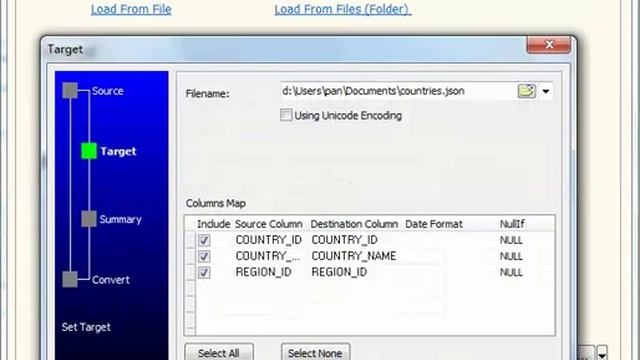 Export data from Oracle table to JSON file смотреть онлайн