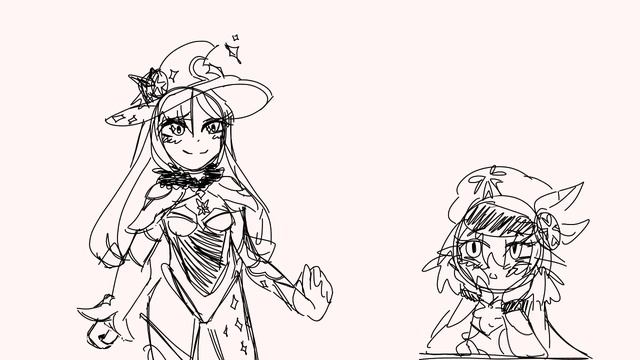 Does Klee Hate Diluc?! (animated sketch vers.) #genshinimpact смотреть онлайн