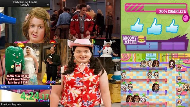 [WR] iCarly Groovy Foodie Gibby% Speedrun (08:41) смотреть онлайн