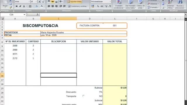 23-Ejercicio Factura en Excel 2007Parte2 смотреть онлайн