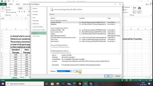 Wilcoxon Rank Sum Test in Excel By Dr C Thirumal Azhagan смотреть онлайн
