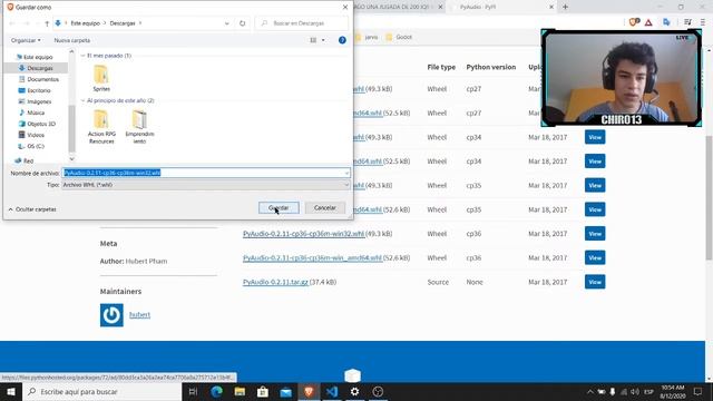 Solucion instalacion pyaudio en Windows смотреть онлайн