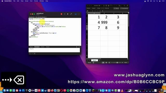 AppleScript, AppleScript++, AppleScriptpp, set excell cell's value script, setting excel' cell valu смотреть онлайн