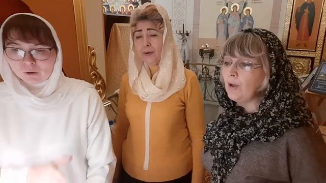 «Хвалите Имя Господне» Полиелей. Регент Ирина Филатова, певчии Мария Урюпина и Елена Казусева. смотреть онлайн