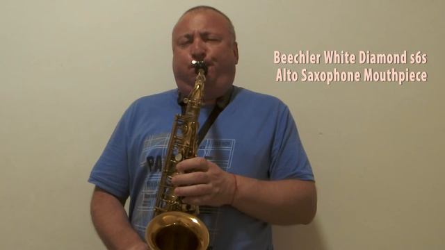 Robert Is Testing A New Beechler White Diamond S6s Alto Saxophone Mouthpiece