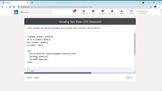 Css LinkedIn Assessment | Linkedin Css Skill Assessment 2021 {Passed} смотреть онлайн