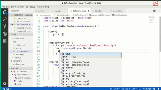 React - AXIOS CRUD (#1) - READ - Membaca Data - Setup Project смотреть онлайн