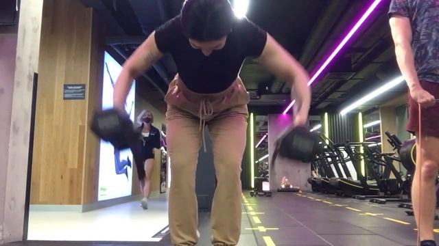 Синглы13.Д3.5А.Разводки с гантелями в наклоне 15 кг 4х4 (23.06.21) смотреть онлайн