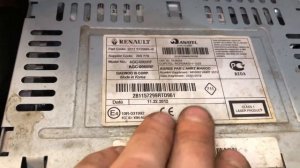 Код радио к магнитоле Renault Duster 1.5 dsi 2013 года
