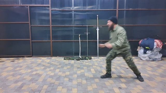 Моя обычная тренировка Школа Корогод фланкировка шашка фехтование смотреть онлайн