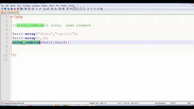 Learn PHP full Bangla Tutorial Part 32 Array Functions array combine смотреть онлайн