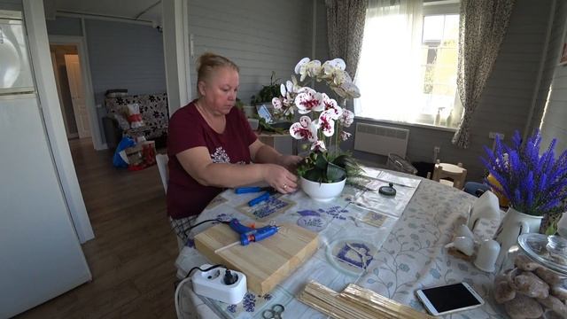 Искусственные цветы в кашпо. Орхидея смотреть онлайн