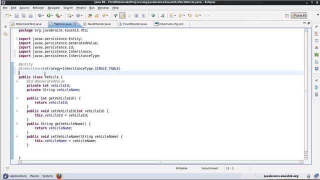 Hibernate Tutorial 18 - Implementing Inheritance - Single Table Strategy смотреть онлайн