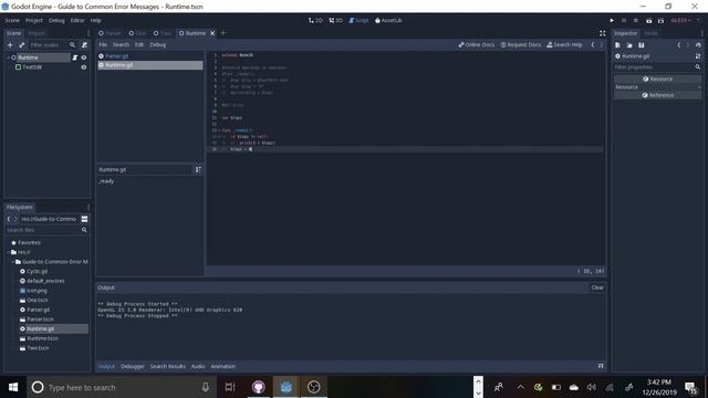 Guide to Common Error Messages - Godot смотреть онлайн