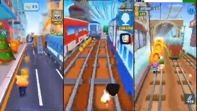 Subway Princess Runner vs Run Ryan vs Cat Runner Amazing Run | Kids Game Play Walkthrough | Video#8 смотреть онлайн