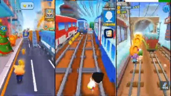 Subway Princess Runner vs Run Ryan vs Cat Runner Amazing Run | Kids Game Play Walkthrough | Video#8
