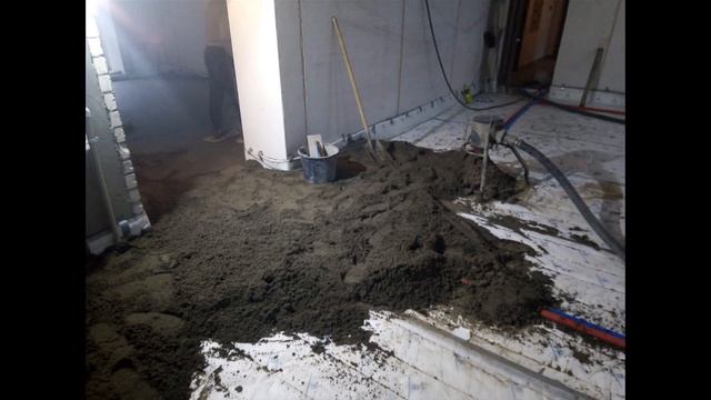 Полусухая стяжка пола смотреть онлайн